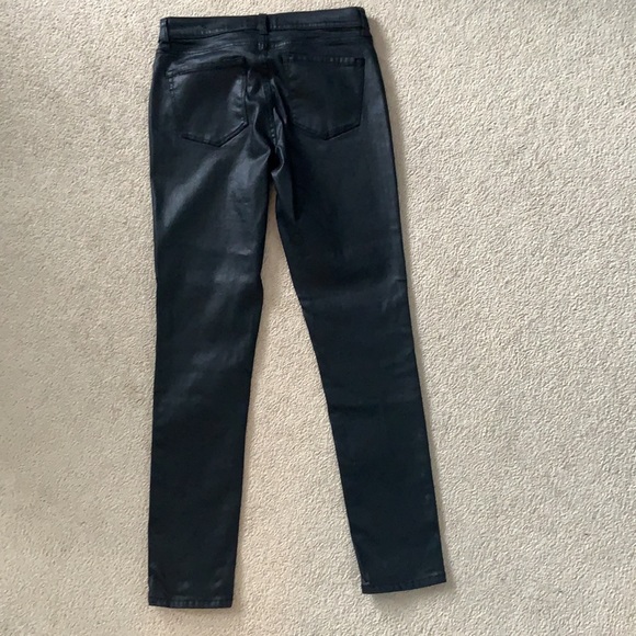 Banana Republic black pants with mild sheen - Picture 3 of 4